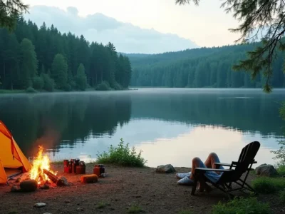 Biwakowanie nad jeziorem: Gdzie, Jak i Co Robić?
